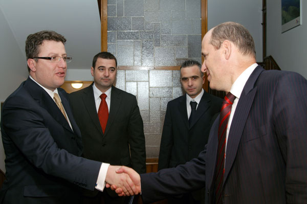 2009. 01.23. - Ministar Kalmeta s ministrom prometa Albanije o gradnji cesta i luka nautičkog turizma